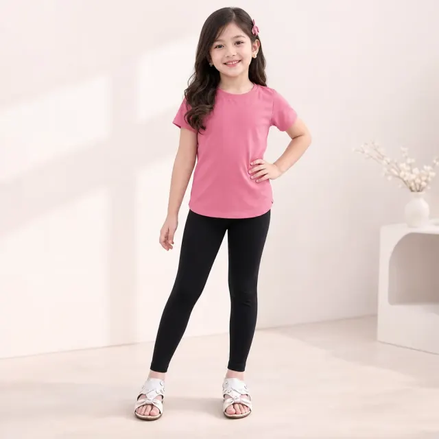 Legging Anak Perempuan | Celana Legging Anak Perempuan Hitam | Nyaman dan Modis | Yasta Fashion