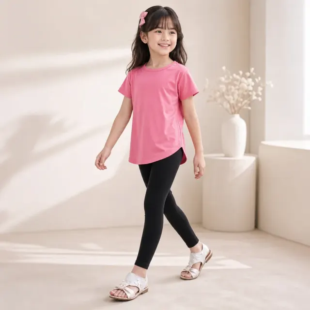 Legging Anak Perempuan | Celana Legging Anak Perempuan Hitam | Nyaman dan Modis | Yasta Fashion