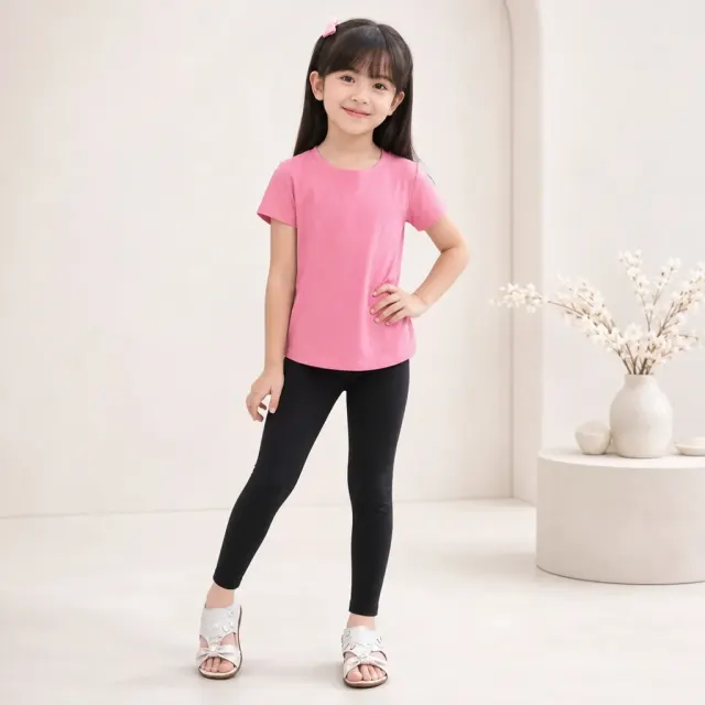 Legging Anak Perempuan | Celana Legging Anak Perempuan Hitam | Nyaman dan Modis | Yasta Fashion