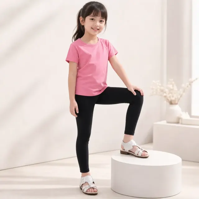 Legging Anak Perempuan | Celana Legging Anak Perempuan Hitam | Nyaman dan Modis | Yasta Fashion