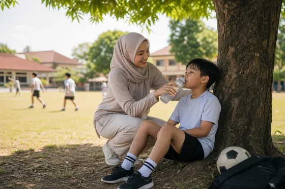 Anak Aktif di Luar Ruang saat Cuaca Panas: Kenali Tanda Dehidrasi dan Kapan Perlu Mencari Bantuan Medis