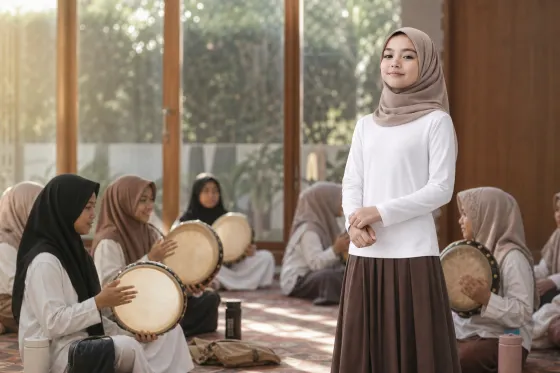 Pakaian Anak untuk Latihan Hadrah Jelang Maulid: Nyaman Duduk, Bergerak, dan Membawa Alat