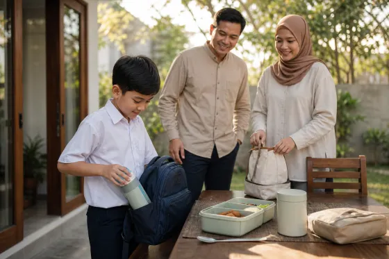 Bekal Minum Anak saat Kemarau: Sistem Botol, Pengingat, dan Kebiasaan Isi Ulang di Hari Sekolah