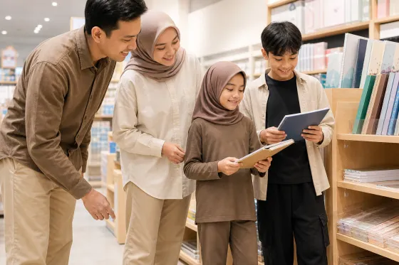 3 Padu Padan Anak untuk Belanja Kebutuhan Sekolah Bersama Orang Tua