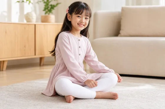 Legging Anak Putih sebagai Inner Rok atau Tunik: Cara Memilih agar Tidak Membatasi Gerak
