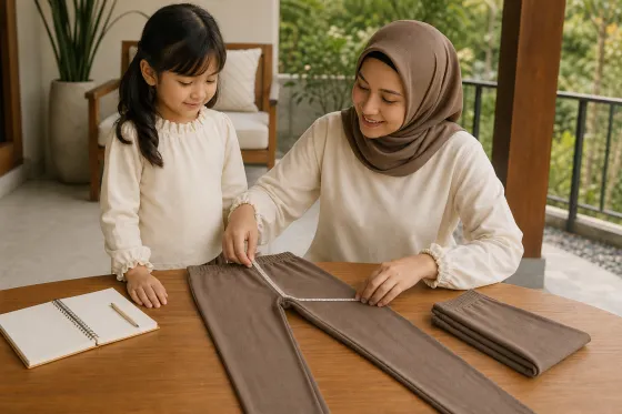 Cara Mengukur Rise dan Lingkar Pinggang Legging Anak agar Nyaman untuk Duduk, Jongkok, dan Berlari