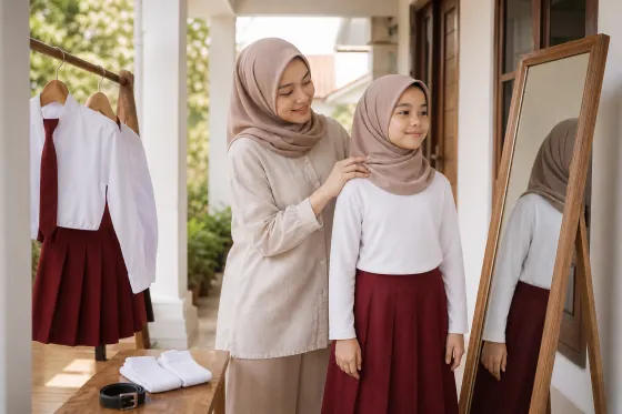 Cek Seragam Anak untuk Upacara 17 Agustus: Pas, Rapi, dan Nyaman Tanpa Belanja Dadakan