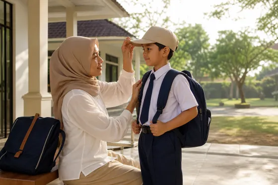 Memilih Topi Anak untuk Aktivitas Luar Ruang Sekolah saat Kemarau: Ukuran, Ventilasi, dan Tali yang Aman