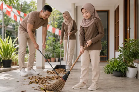 Pakaian Anak untuk Kerja Bakti Persiapan 17 Agustus: Nyaman Bergerak dan Mudah Dicuci