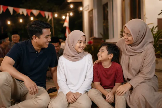Ide Outfit Anak dan Keluarga untuk Malam Tirakatan: Sopan, Nyaman, dan Tidak Berlebihan
