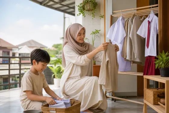 Saat Udara Berdebu atau Berasap, Kapan Sebaiknya Menjemur Pakaian Anak di Luar?
