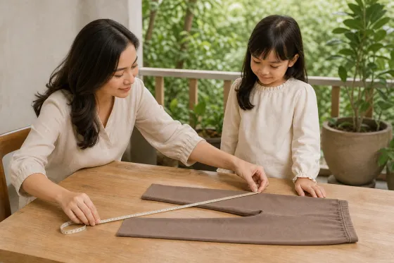 Cara Mengukur Inseam Legging Anak di Rumah agar Panjangnya Pas