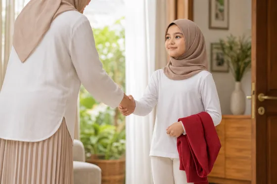 Setelah Upacara 17 Agustus, Outfit Anak untuk Silaturahmi Siang yang Lebih Santai