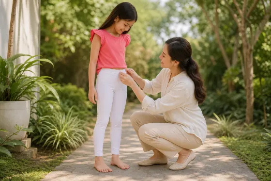 Tanda Legging Anak Sudah Terlalu Kecil: Cek Pinggang, Panjang, dan Keluwesan Gerak