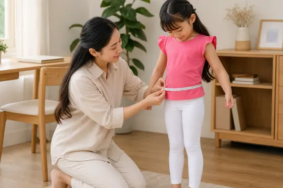 Cara Mengukur Lingkar Pinggang dan Panjang Kaki Anak untuk Memilih Legging yang Pas