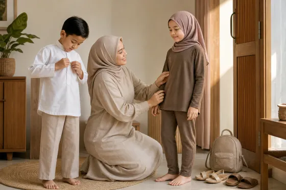 Menyiapkan Pakaian Anak untuk Pengajian Maulid di Lingkungan: Sopan, Ringan, dan Mudah Berlapis