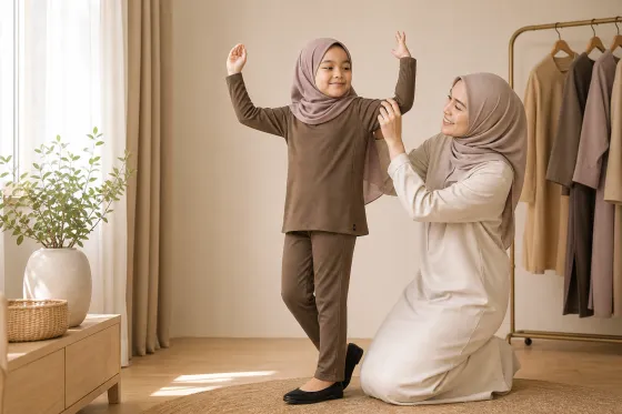Anak Sering Menarik Lengan Baju? Cara Memilih Manset sebagai Inner yang Tidak Mengganggu Gerak