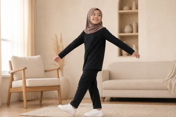Manset sebagai Inner Dress Anak: Cara Mengecek Kelonggaran Lengan, Panjang Badan, dan Warna agar Tetap Nyaman