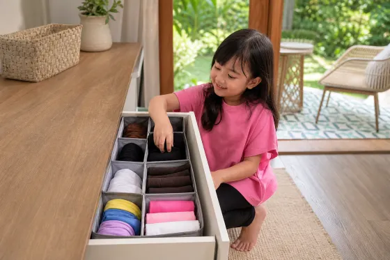 Legging Anak Mudah Tertukar di Lemari? Cara Melipat dan Mengelompokkan Berdasarkan Ukuran serta Warna