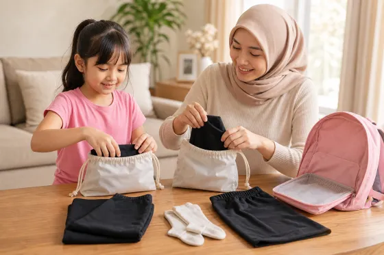 Pakaian Cadangan Anak di Sekolah: Kapan Perlu Dibawa dan Cara Menyusunnya agar Tas Tidak Penuh