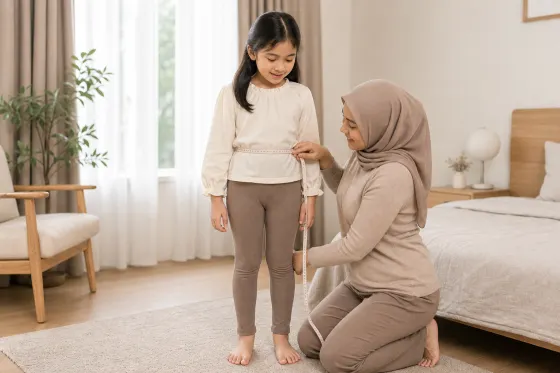 Cara Mengukur Pinggang dan Pinggul Anak sebelum Memilih Legging: Panduan Praktis agar Tidak Terlalu Ketat