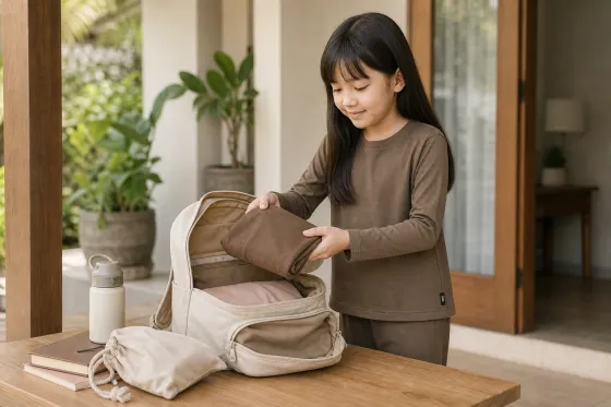 Hari Sekolah Berlanjut sampai Sore: Cara Menyiapkan Pakaian Ganti Anak yang Ringkas dan Tidak Tertukar
