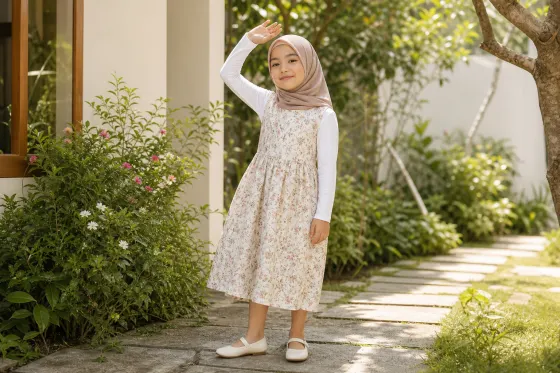 Manset Anak sebagai Inner Dress Tanpa Lengan: 3 Padu Padan agar Tetap Rapi dan Bebas Bergerak