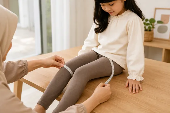 Cara Mengukur Lingkar Paha dan Tinggi Duduk untuk Memilih Legging Anak yang Nyaman Bergerak
