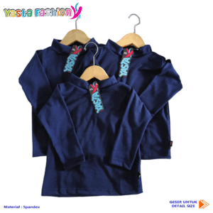 Manset Anak Navy Blue dengan teks alt: "Manset Anak Perempuan & Laki-Laki Warna Navy Blue