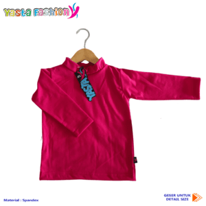 Manset Anak Perempuan Warna Pink 1-8 tahun Lengan Panjang | Yasta Fashion