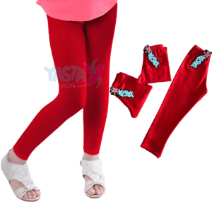 Celana Legging Anak Merah 3-8 Tahun | Yasta Fashion